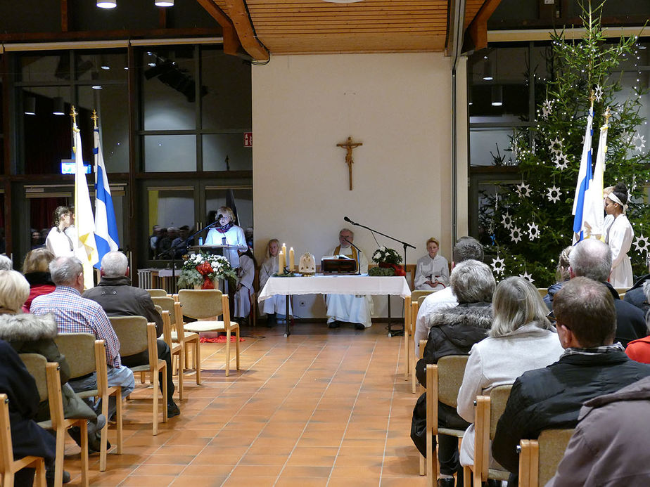 Feierliche Christmette im Haus des Gastes (Foto: Karl-Franz Thiede)